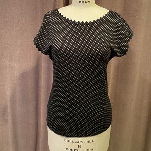 Ann Taylor Polka Dot Blouse